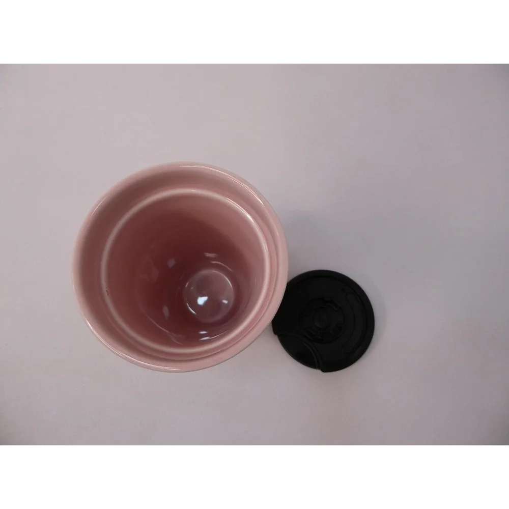 STARBUCKS Limited Edition Pink Sakura Cherry Blossom Embossed Ceramic Tumbler